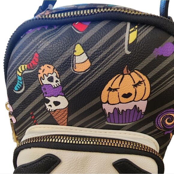Betsey Johnson  small backpack dog face with Halloween print main image 5